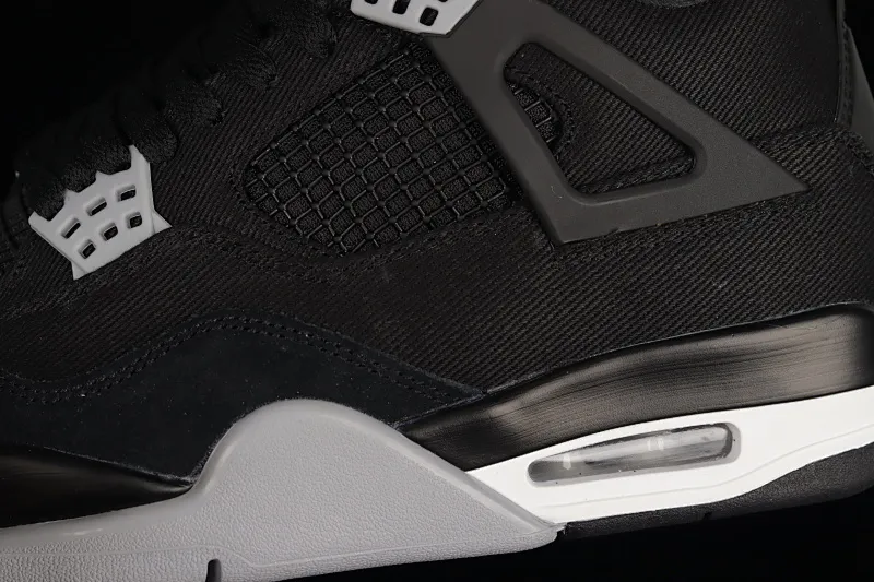All categories Air Jordan Jordan series basketball shoes Air Jordan 4 Air Jordan 4 Retro "Olive Canvas" AJ4 Joe 4 black and gray denim DH7138-006